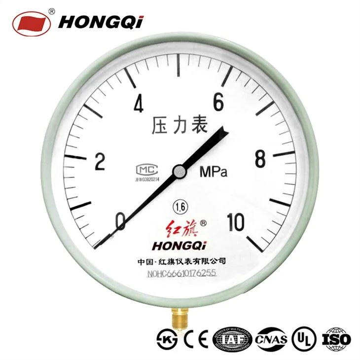 Air pressure gauge types/Economical Lower Mount Steel Case Pressure Gauge