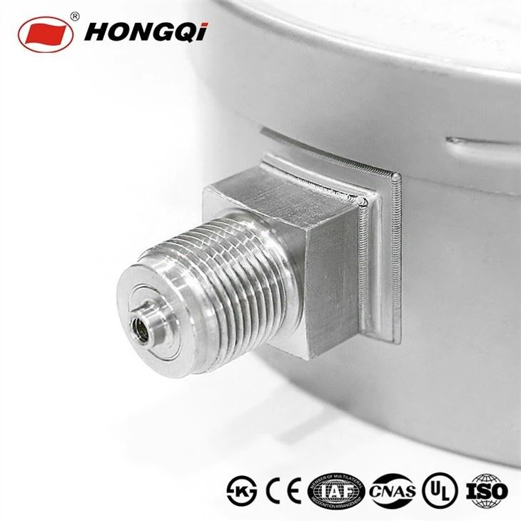 150mm Safety Pressure Gauge Stainless Steel Bourbon Tube Pressure Meter