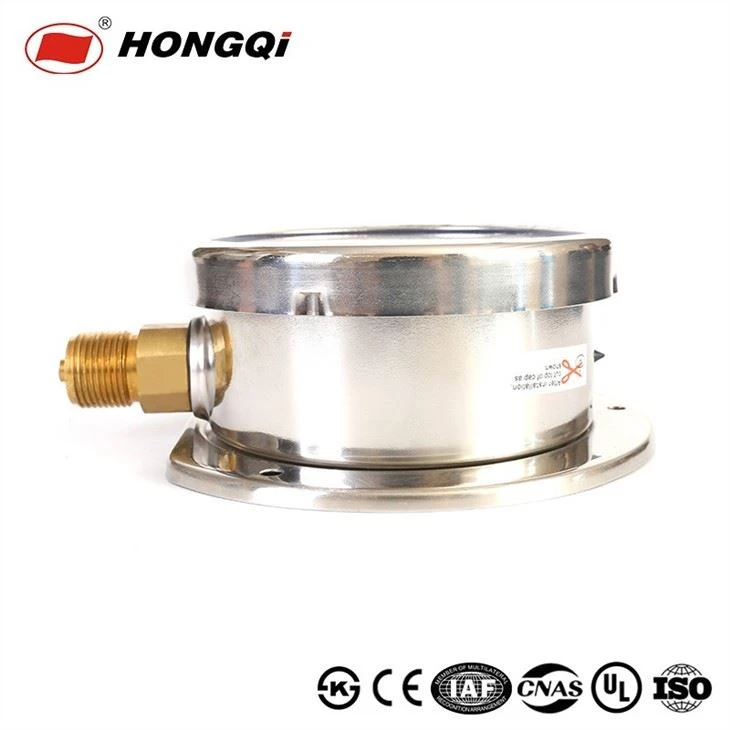 304SS Dual Scale Liquid Filled Pressure Gauge 2.5