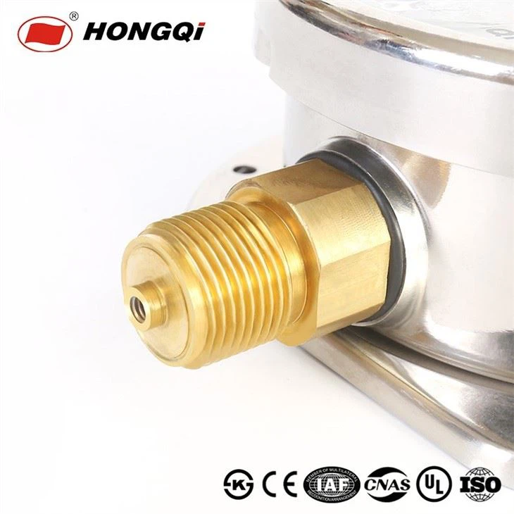 Liquid Filled Bottom Pressure Gauge Dial 2.5