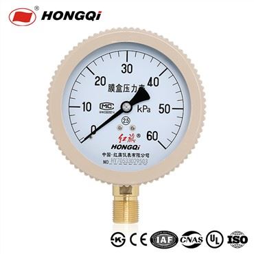 Hongqi® 100mm 4 "Tin Bronze Case Capsule เกจวัดความดัน